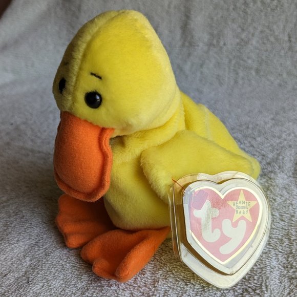 Quackers the Duck 1993 Original Beanie Babies NWT - Picture 2 of 8